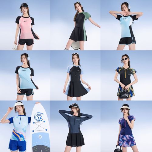 Women's Conservative One-Piece Swimsuit, Beach Dress for Summer, Sporty, Stylish, Sexy, and Slimming