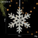 クリスタル質感Swanlaceアクリルキラキラ透明雪クリスマスツリーペンダント鈴装飾品|undefined