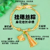 Hanging tassel silk rice dumpling twist flower knot longevity thread-yellow