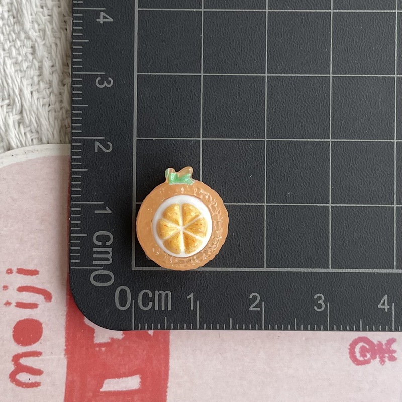 迷你小号半透明水果树脂配件仿真砂糖款水果配饰发夹手机壳钥匙扣|undefined