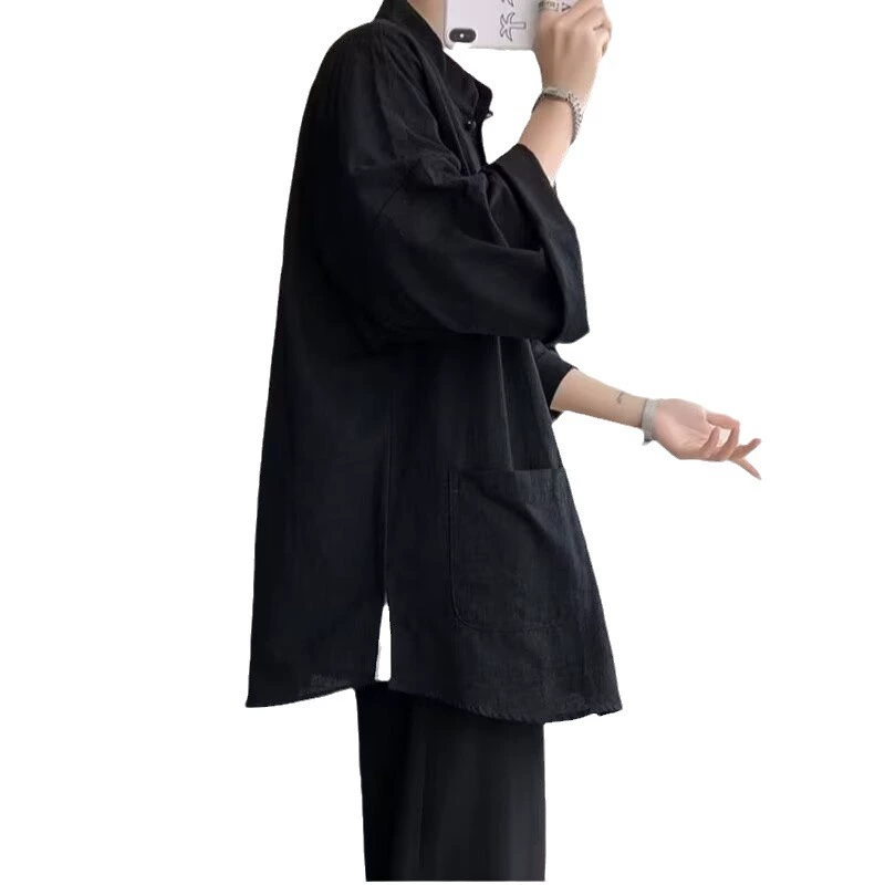 Summer thin shirt, Hanfu, T-shirt, 2024 years, Chinese style, with short sleeve