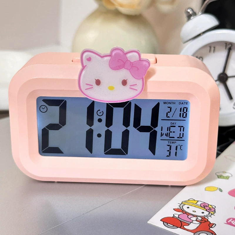 Beaver LED Alarm Clock, Luminous Multifunction Desktop Clock, Timer & Silent Mode