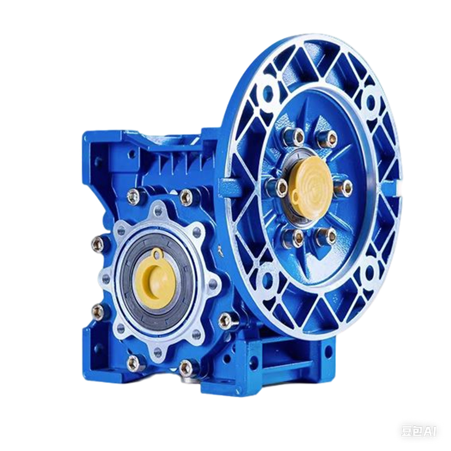 Servo Reducer Aluminum Housing Nmrv025-150 Stepper Worm Gear Reducer Drawings Hard Tooth Surface Gearbox