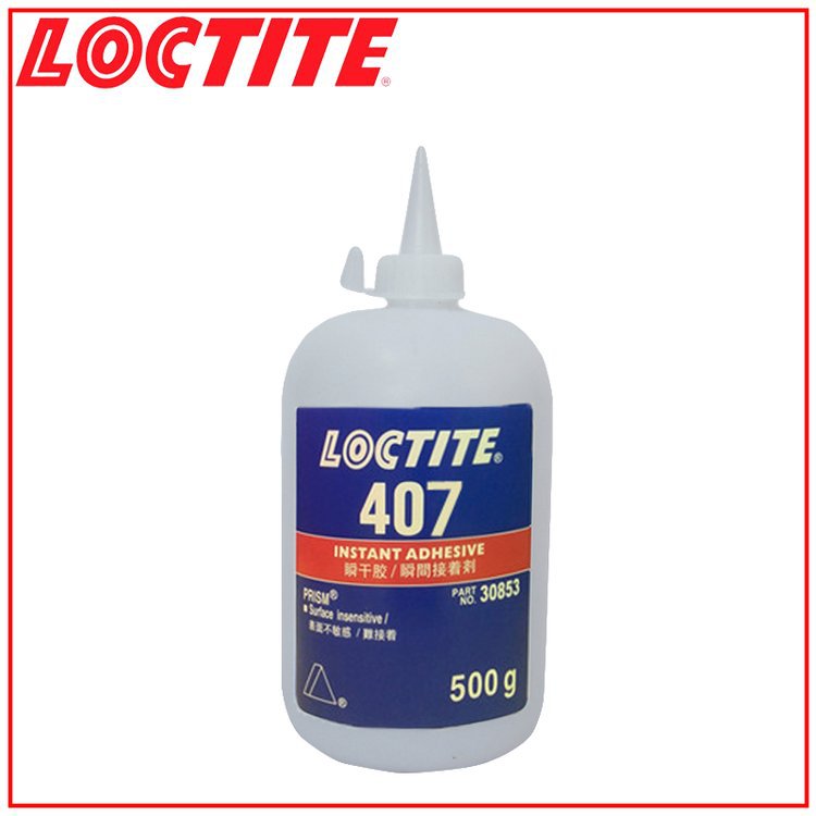 汉高乐泰 LOCTITE 瞬干胶 407 无色至稻草色 500g/瓶 M00001332