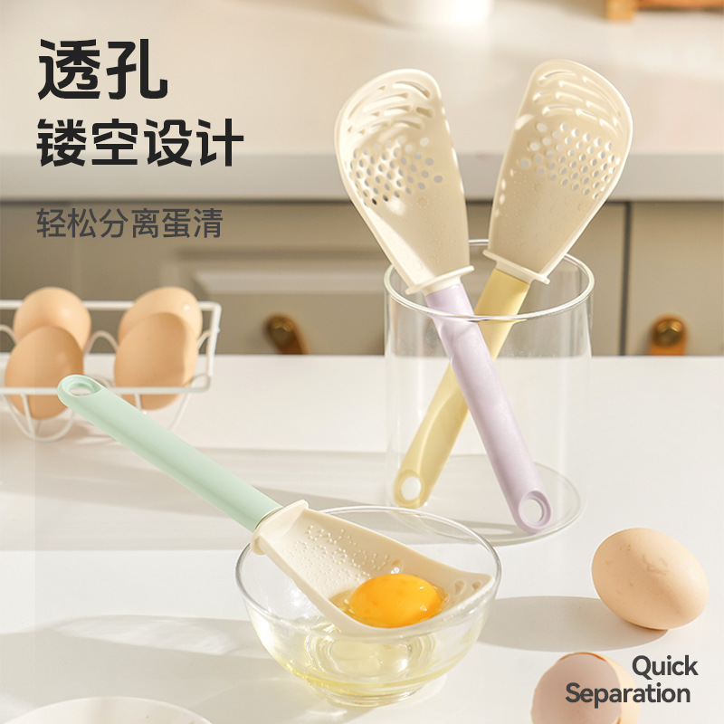 食品グレードのスプーン、調理用排水口、多機能泥絞りスプーン、ポテトベビーフードサプリメントツール、スプーン、ザル、家庭用キッチン|undefined