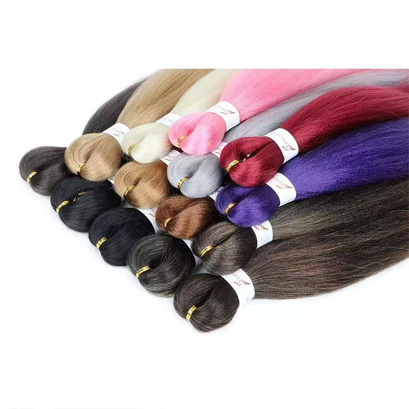 PVC fibra química de baja temperatura fluffy EZ trenza grande trenza fácil trenza image 5