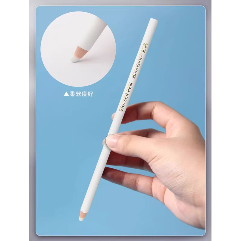 クリエイティブ文具六角棒消しゴムペン高光沢消しゴム小学生アートスケッチ詳細消去鉛筆|undefined