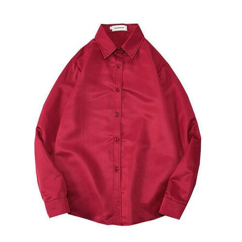 Men's Long-Sleeve White Shirt for Autumn, White Wedding Photos, Document Registration, Professional Formal Wear, Trendy Collar Shirt for Women, Plus Size Fat Men's Clothing