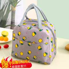 Lunch box handbag insulated bag lunch box bag insulated bag with lunch bag aluminum foil thickened bag hand bag