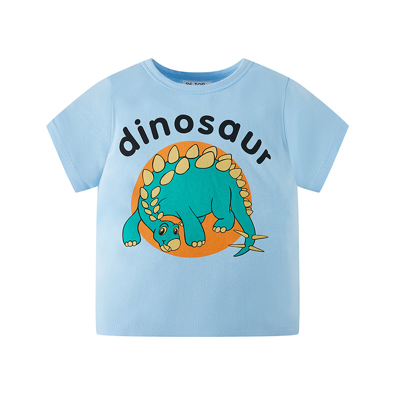Betop Camiseta de manga corta para niños ropa de verano para niños ropa de dinosaurio de algodón de media manga para niños ropa para niños entrega de una pieza