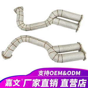 Suitable for Porsche 718 Cayman Gt4/Spyder/Gts 4.0L Stainless Steel Muffler Exhaust Pipe