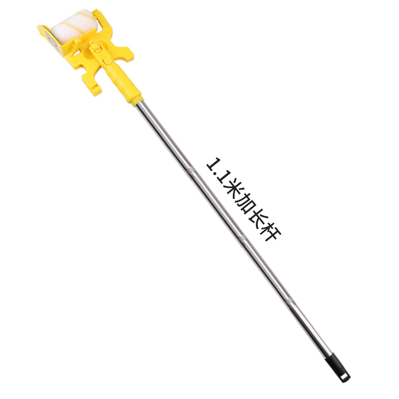 Cepillo de rodillo de corte transfronterizo pintura de látex separación de color cepillo de pintura pared techo pintura herramienta cepillo de pared artefacto