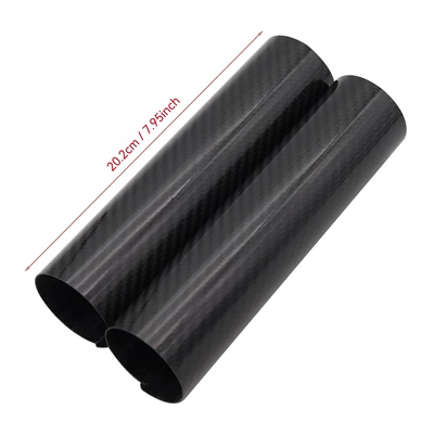 Motorcycle Safety Supplies Fork Protective Cover, Off-Road - front-shock-protection-carbon-brazing-202mm