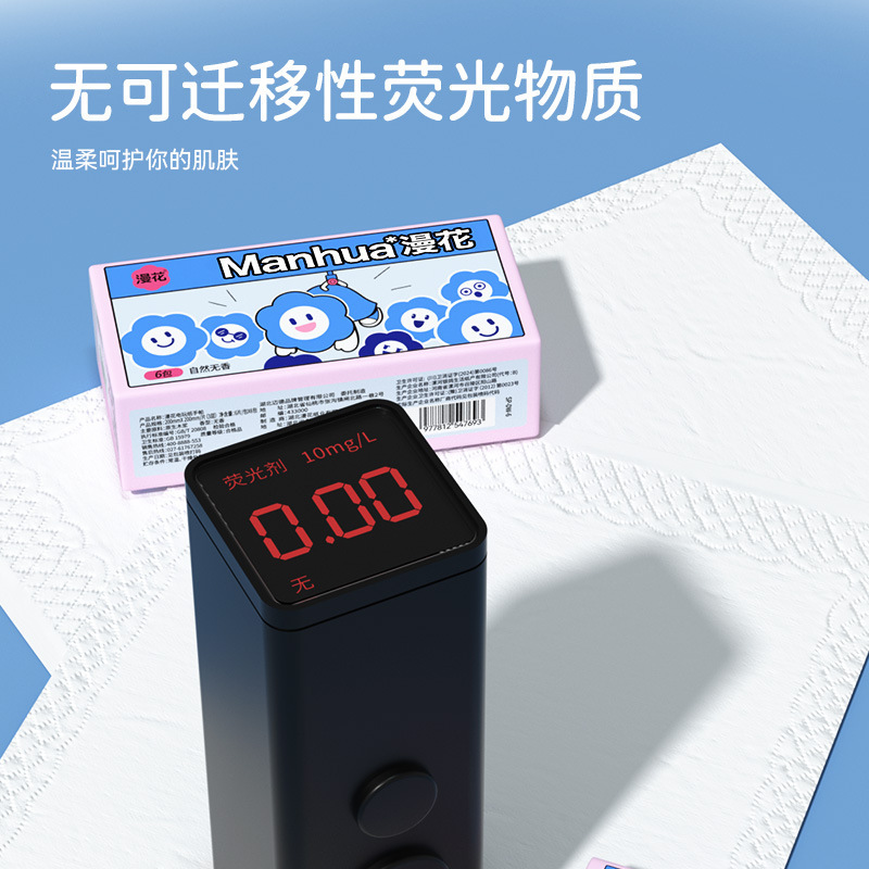 漫花手帕纸纸巾小包外出随身装6片*3层面巾纸家用餐巾纸卫生纸|undefined