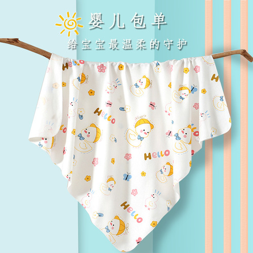 Pure cotton wrap sheet for newborn baby, cotton gauze baby wrap, summer thin anti-jump delivery room wrap