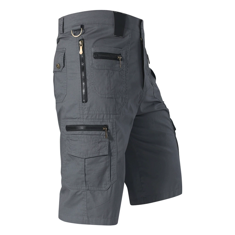 Men's summer trousers, trend cotton shorts for leisure, loose straight fit, plus size