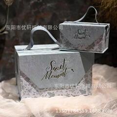 丝绒喜糖盒结婚婚礼伴手礼包装盒高档ins风婚宴订婚结婚回礼糖盒