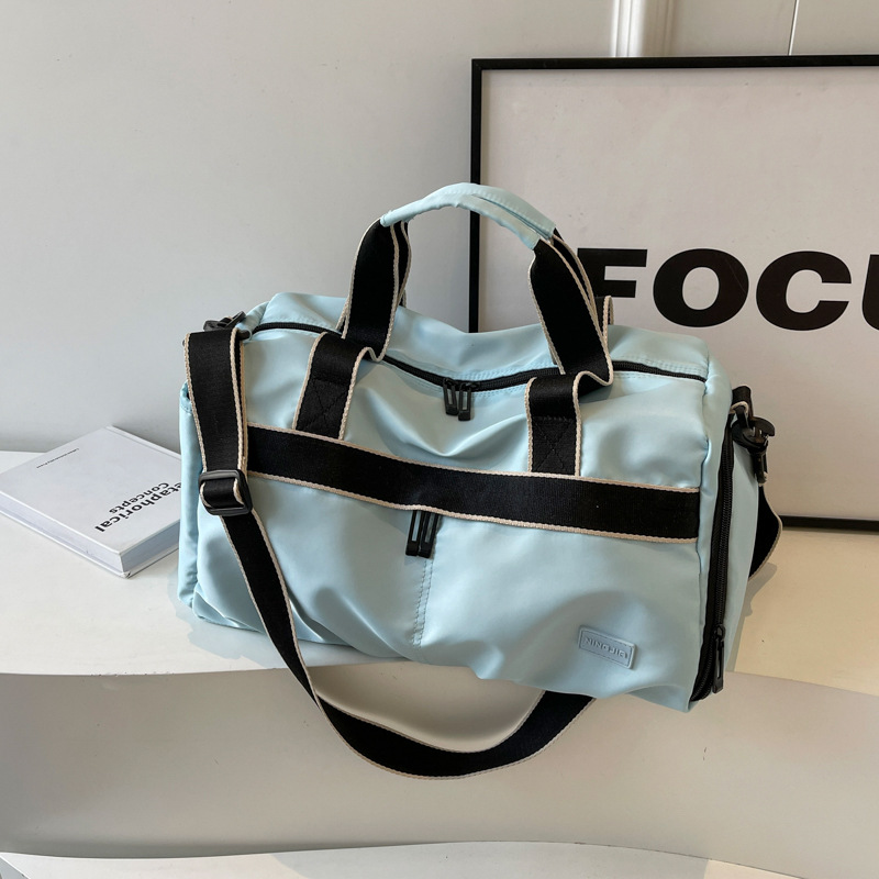 Bolsa de fitness de separación seca y húmeda, bolsa de ropa casual de mujer, bolsa de equipaje con almacenamiento de zapatos independiente, bolsa de viaje de gran capacidad