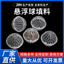 厂家供应多孔悬浮球填料定制污水处理生物填料生物挂膜净水悬浮球