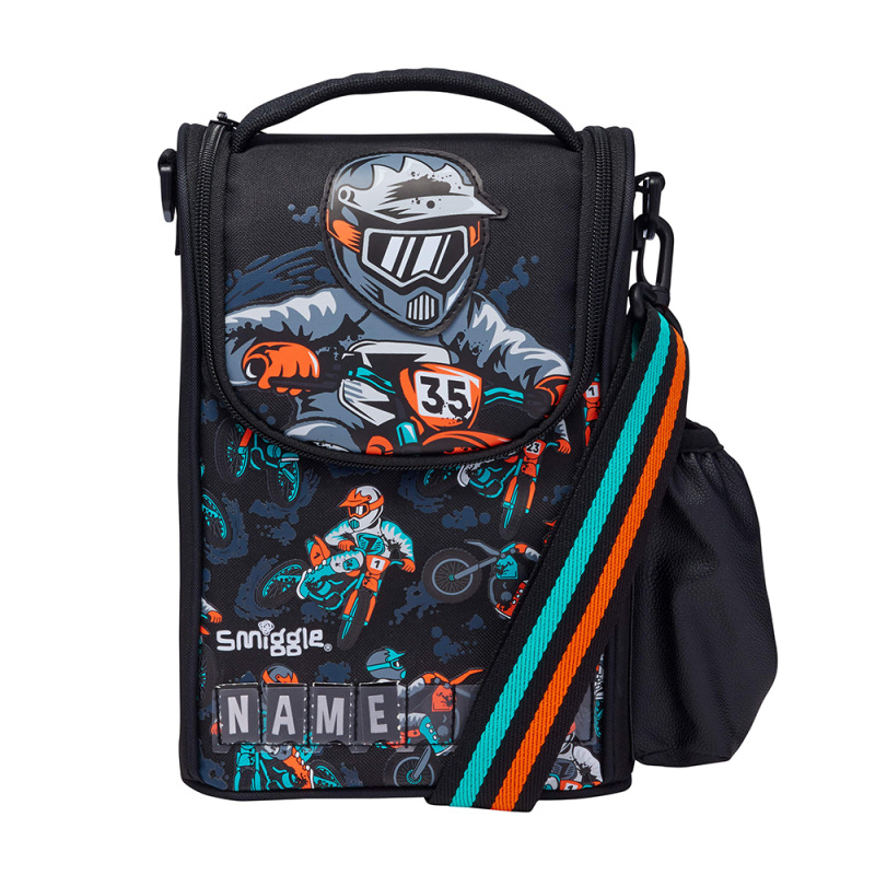 Bolsa térmica vertical para moto negra
