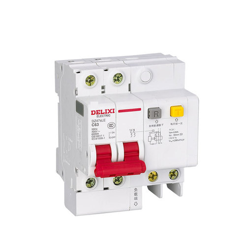 Delixi leakage protection circuit breaker 1P2P3P4P air switch with leakage protection 32A20A40A63A