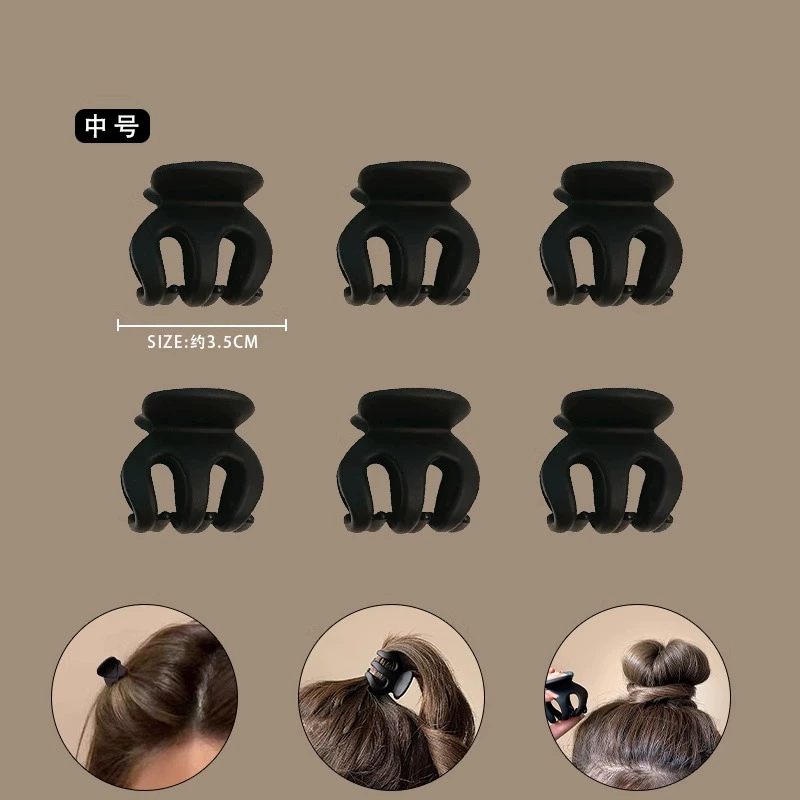 Заколка для волос Hairgrip, хвостик, акула, краб, аксессуар для волос, прищепки включены