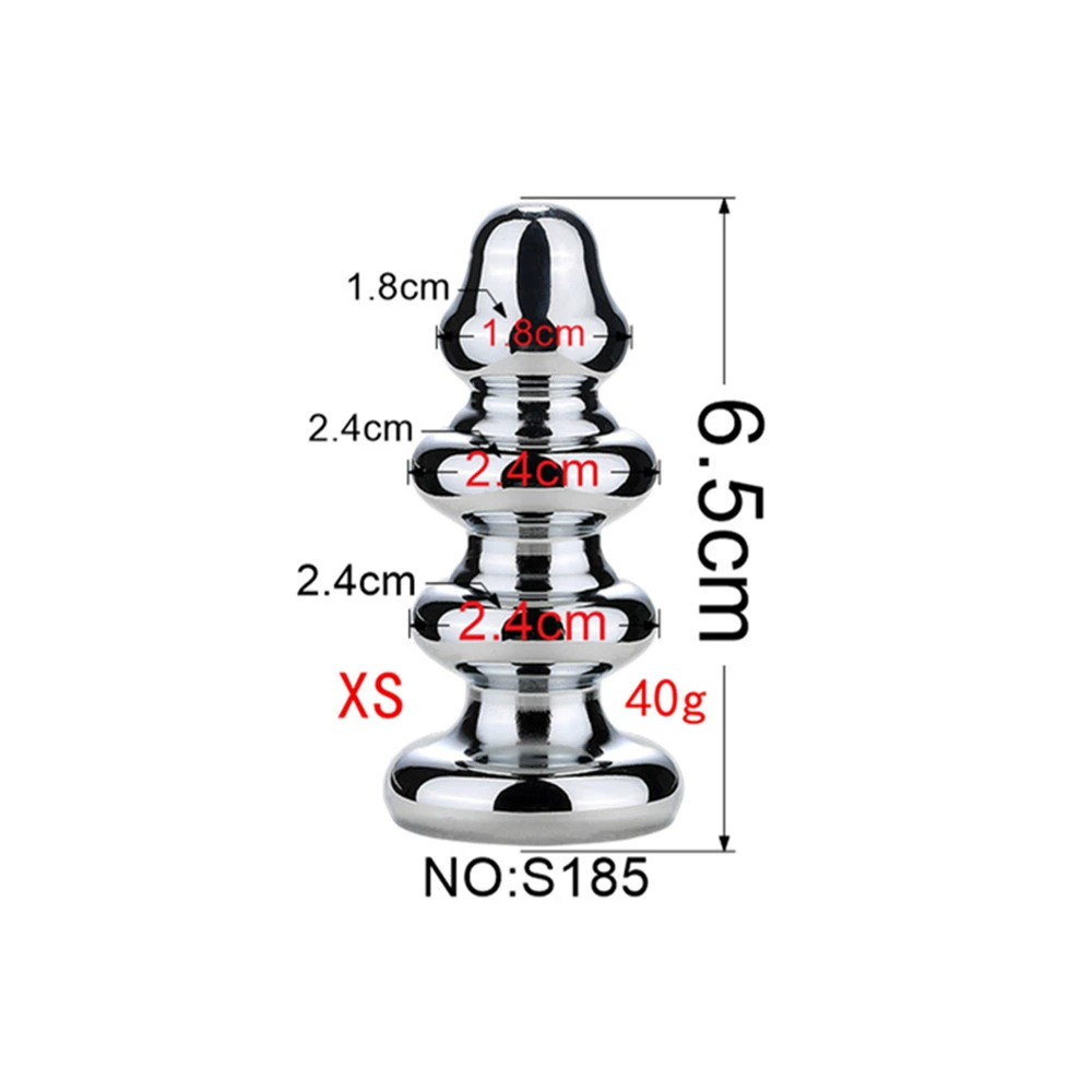 Detachable Anal Plug Heads, Silicone & Metal Options, Multiple Shapes and Sizes