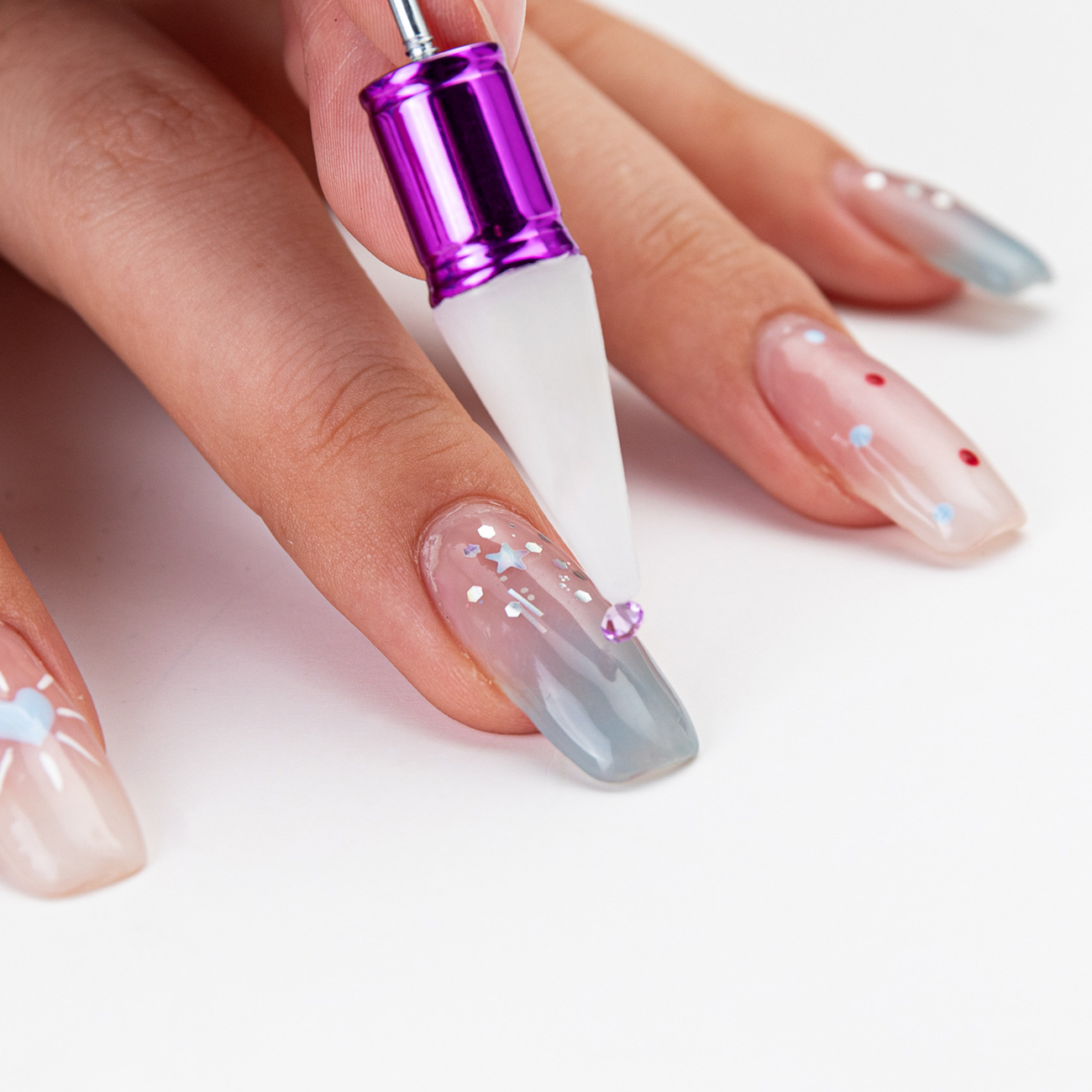 Fuente de fábrica de uñas puntuación herramientas de penetración