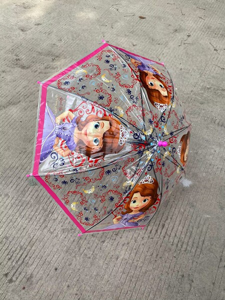 cartoon children's umbrella for kindergarten with umbrella