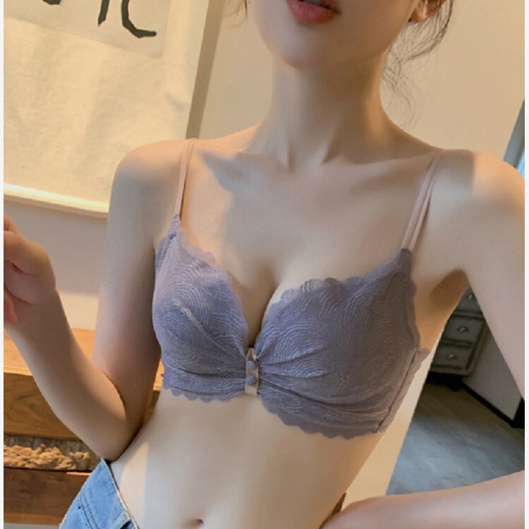 New Underwear for Women Without Rims, Small Breast Push-Up Adjustable Bra, Breast-Retracting and Push-Up Sexy Bra Set New Underwear for Women Without Rims, Small Breast Push-Up Adjustable Bra, Breast-Retracting and Push-Up Sexy Bra Set