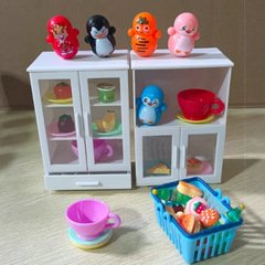 シミュレーションミニミニチュア食品おもちゃディスプレイキャビネットシーン小さな装飾品ドールハウスモデル女の子ままごと小さなおもちゃ