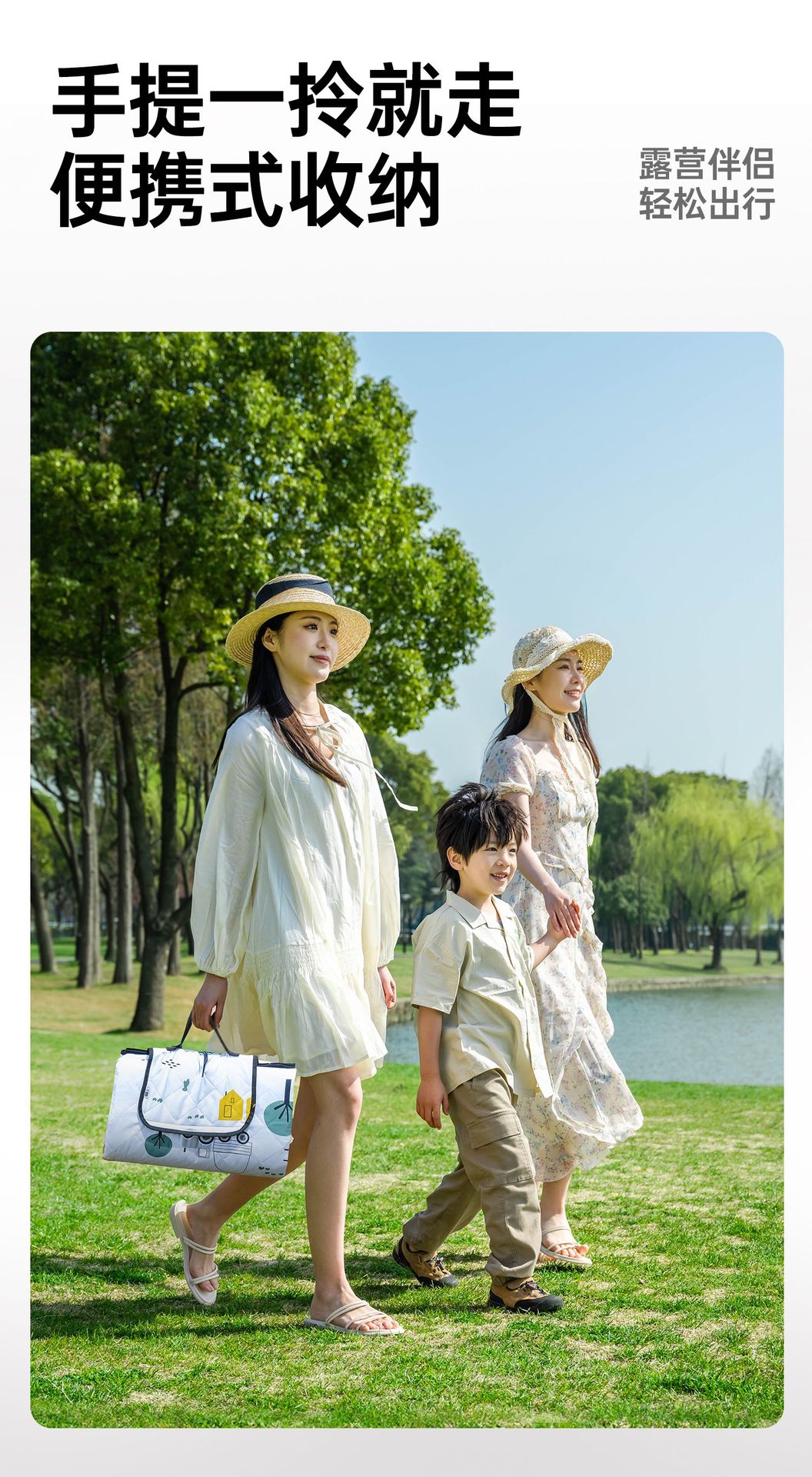 Cross-border Hot Picnic Mat Damp-proof Mat Thickened Outdoor Waterproof Camping Tent Interior Mat Beach Mat Portable Picnic Mat