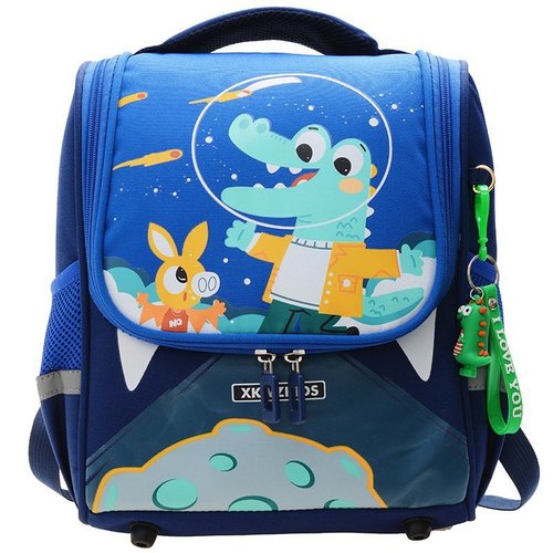 New student bag, children's backpack, kindergarten school bag, anti-lost space bag, cute baby backpack wholesale