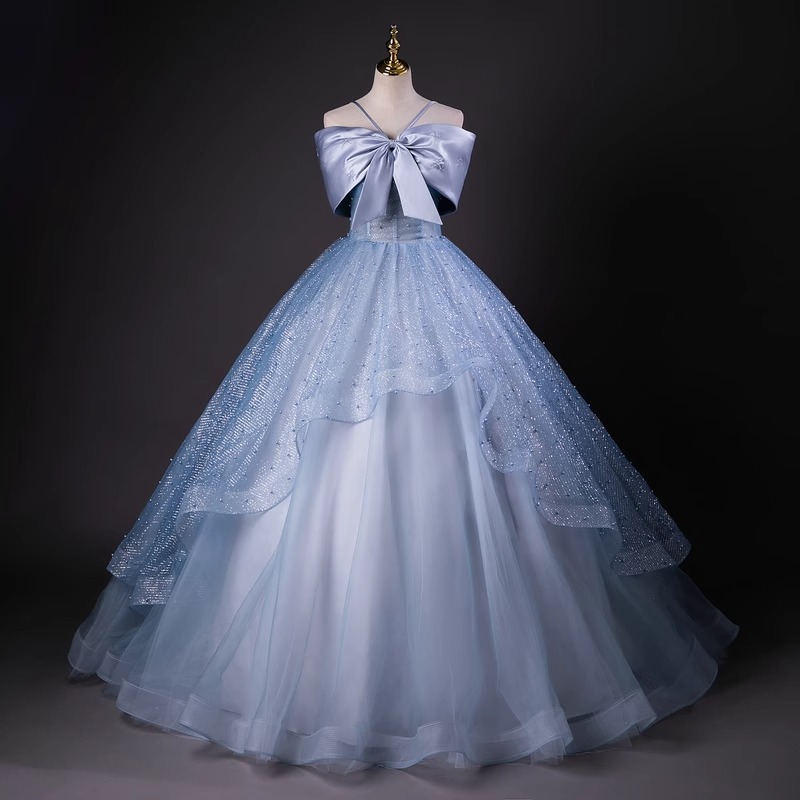 Nuevo vestido de noche de hombro de una palabra solo de belleza de la voz de la canción