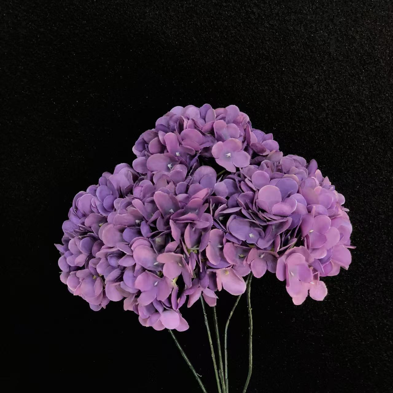 Flor de boda de color púrpura, sala de bodas de la carretera, arco de bienvenida, decoración de flores falsas, flores falsas