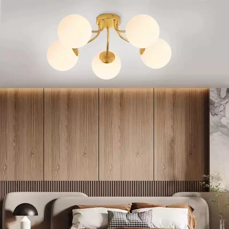 走廊吸顶灯现代简约装饰魔豆夜灯铁艺烤漆卧室客厅阳台过道吊灯具