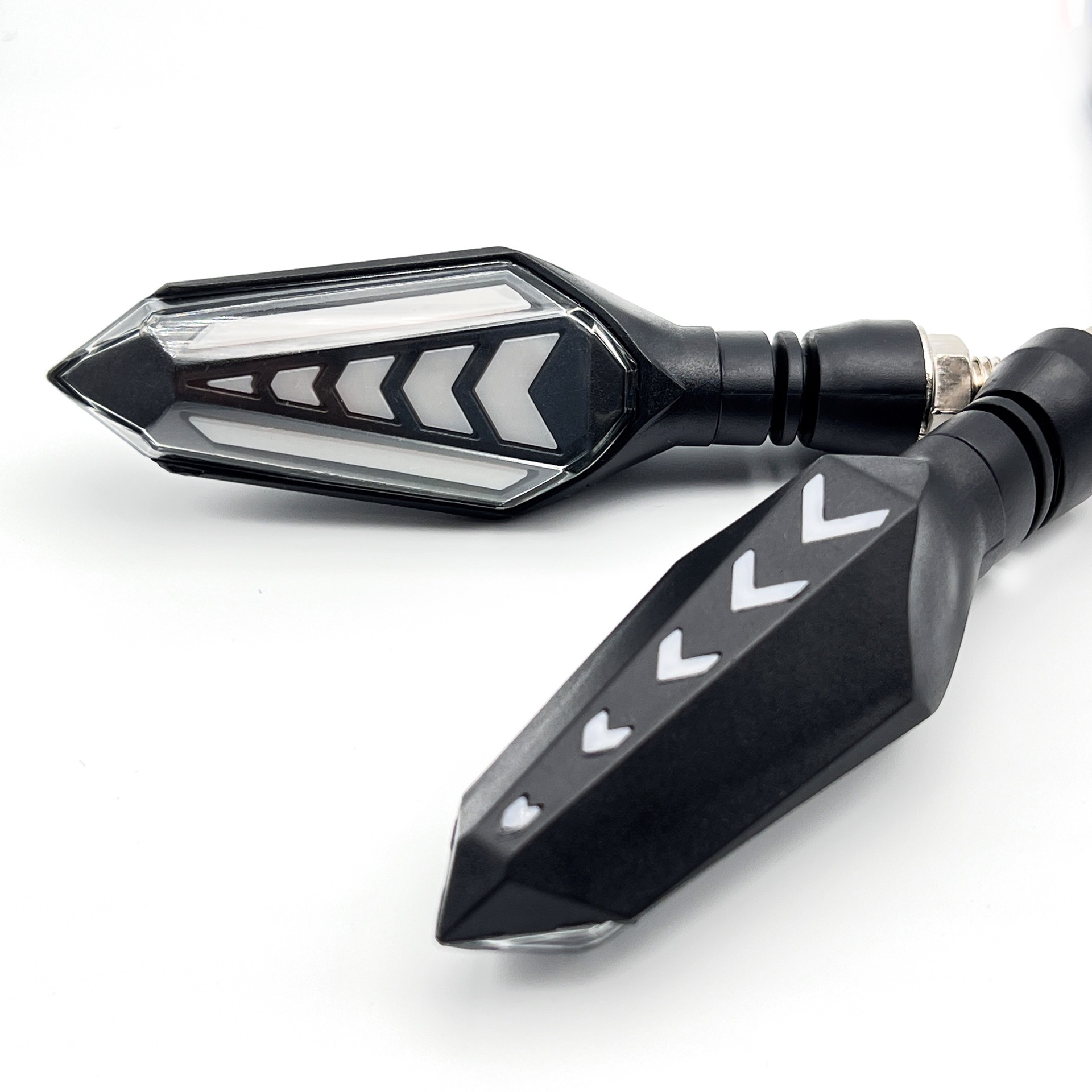 Modificado luz de giro bombilla de agua corriente diurna dirección LED Super brillante luz fuerte impermeable 12V coche eléctrico motocicleta Universal