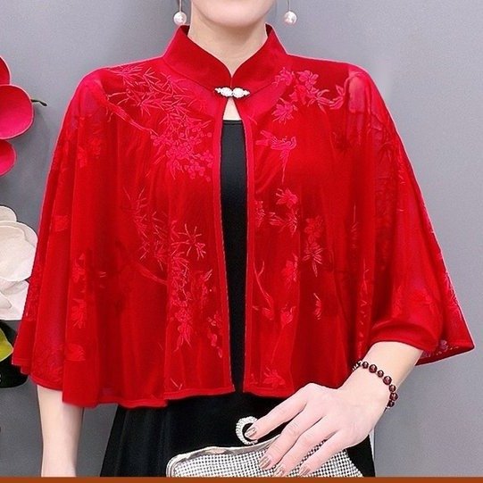Lace summer cloak