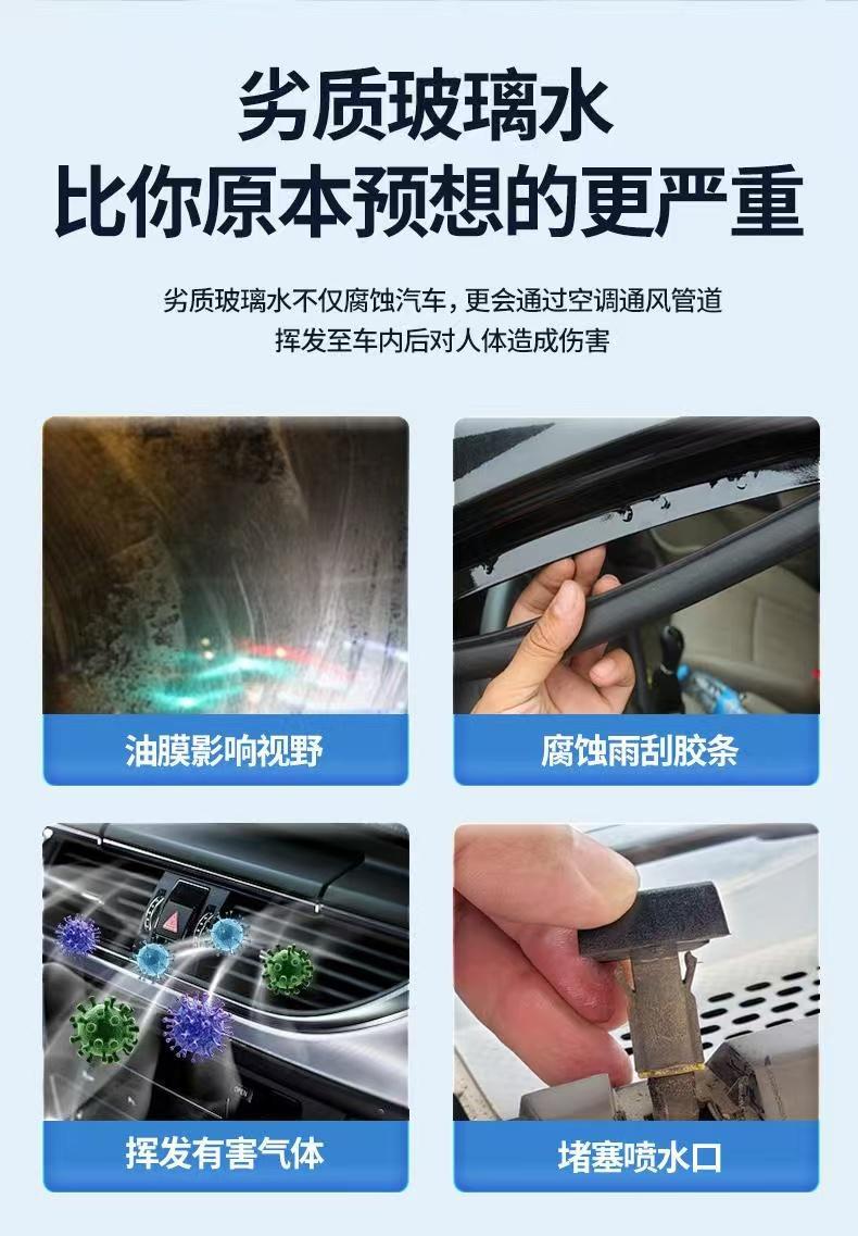Oil Film Remover for White Car Glass Coating Agent, Glass Water Rain Repellent, Stain Remover, Winter Anti-Fog Agent, Anti-Freeze Maintenance, Water Repellent
