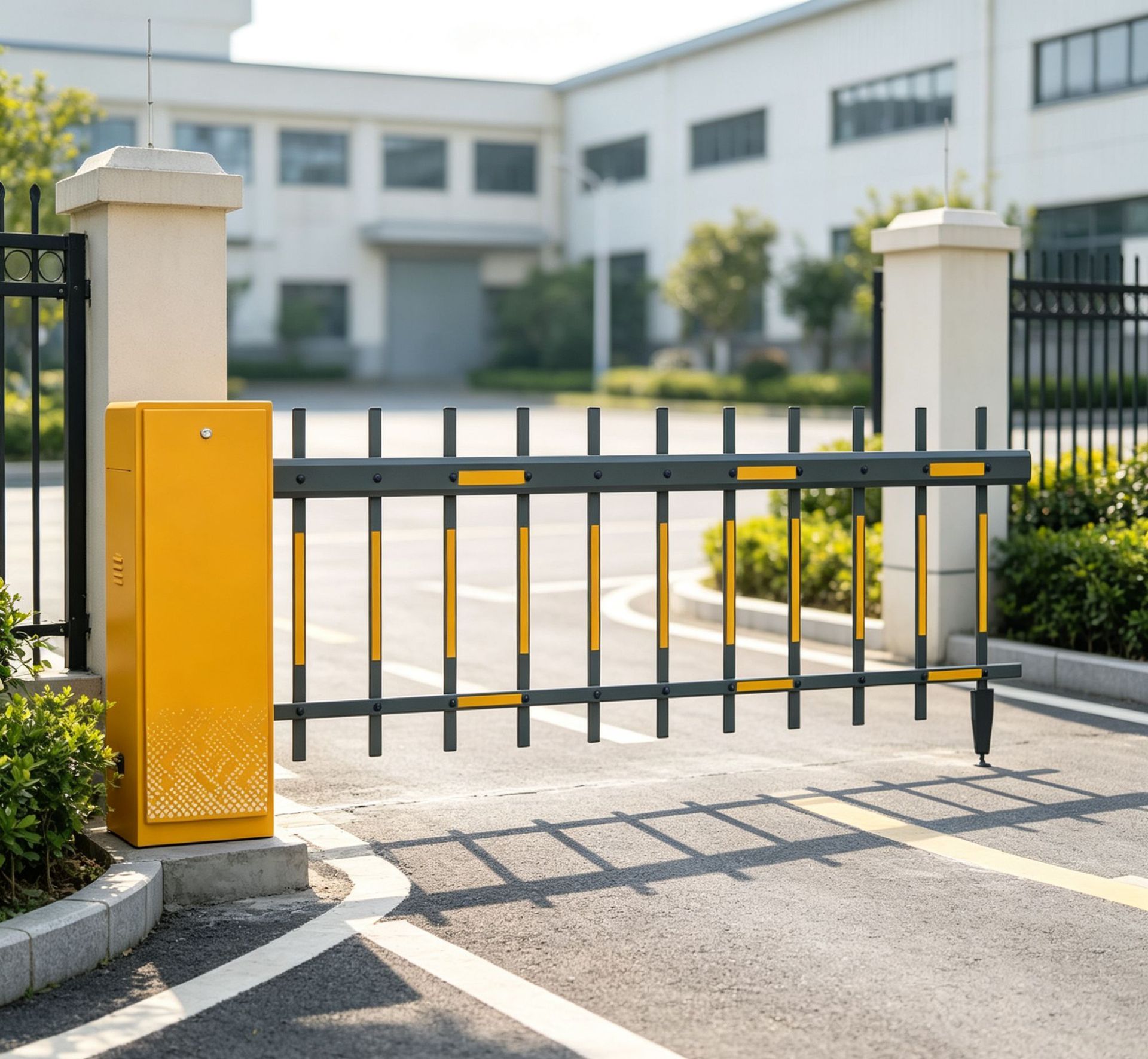 License Plate Recognition Gate Barrier, Vehicle Automatic Access Control System Source Manufacturer, Parking Lot Gate Barrier System