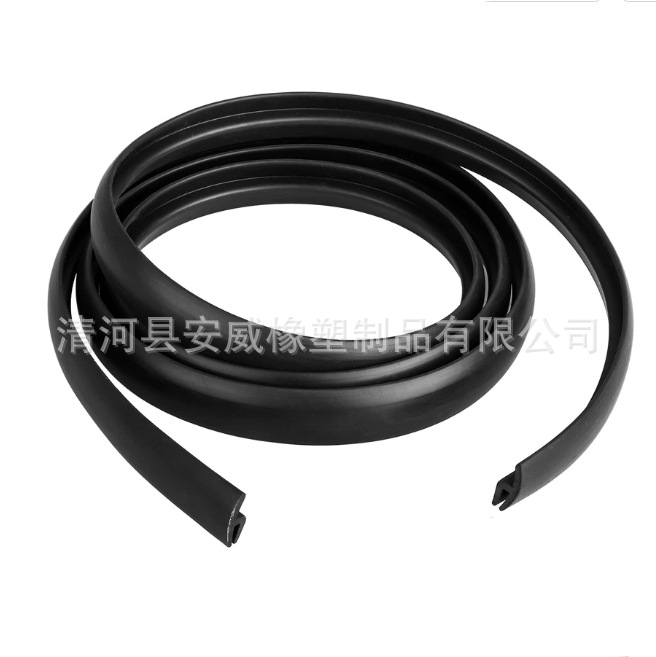 适用于汽车前挡风玻璃天窗橡胶密封装饰条