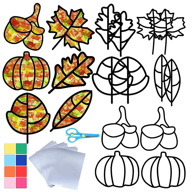 2023 новый осенний Детский костюм ручной работы DIY День Благодарения ручной работы костюм Настенная Наклейка на окно