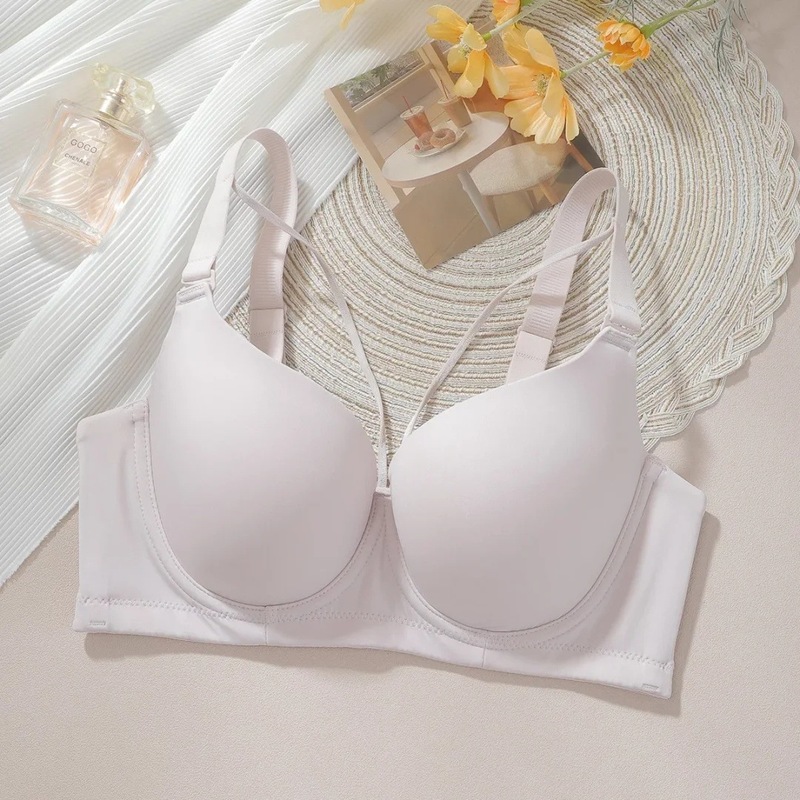 大きな胸の女性向けのシームレスなファッション下着、プッシュアップサポート、垂れ防止、副乳縮小、アンダーワイヤー付きの大きいサイズのブラジャー|undefined