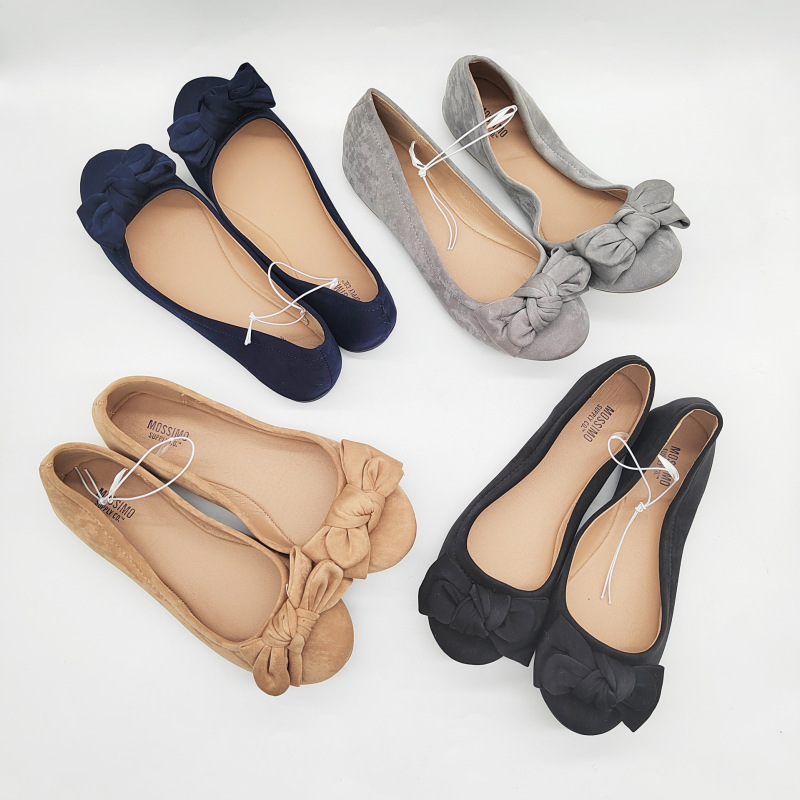 Trendy New Soft-Soled Flat Shoes with Bowknot, Round Toe, Shallow Mouth, Casual Versatile Commuter Shoes for Women