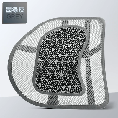 Seat cushion, seat cover, Honeycomb Chair Cushion Office Long-Sitting - 3d-mesh-gel-lumbar-support-grey