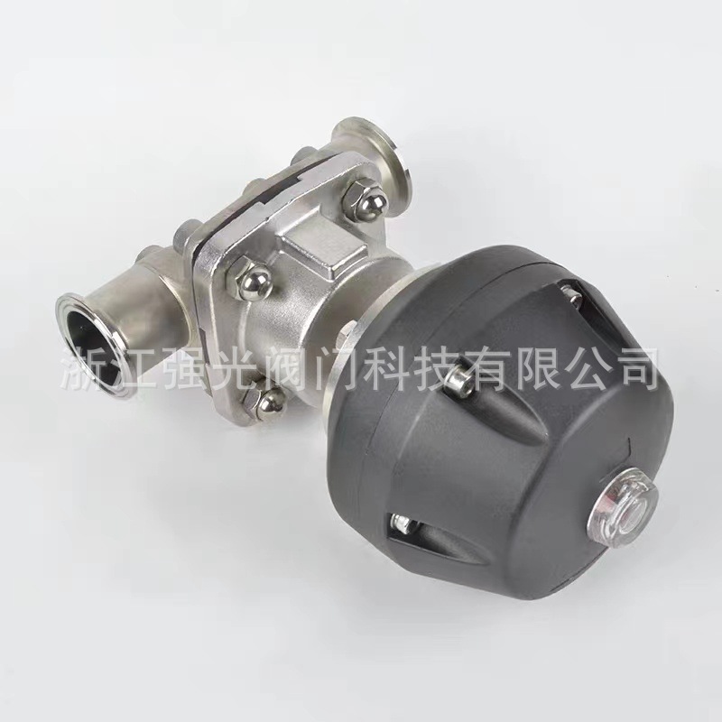 卫生级气动隔膜阀，卫生级气动卡箍隔膜阀，快装，焊接