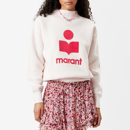 Spot 25 Autumn New Women's Long-Sleeved Terry Sweatshirt Flocked Printed Logo Loose Triangle Collar Pullover Sweatshirt