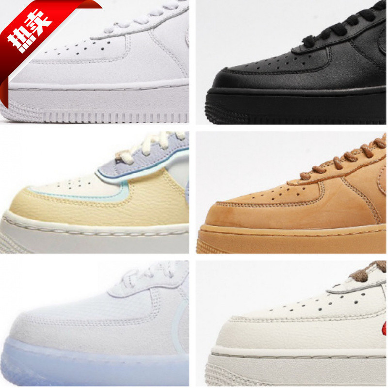 Putian Factory High Version Air Force One White Shoes for Couples Breathable Low-Top Casual Sports Sneakers for Men