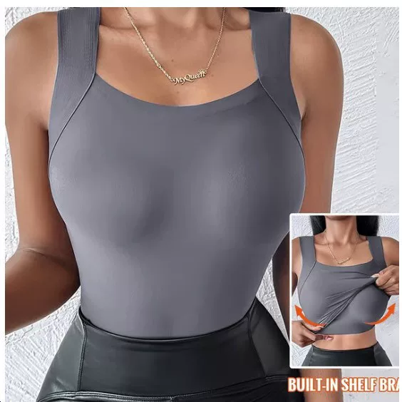 Customized Cross-Border Plus-Size Tk Seamless Thermal Vest for Women, Integrated Seamless Base Layer with a Naked Feel