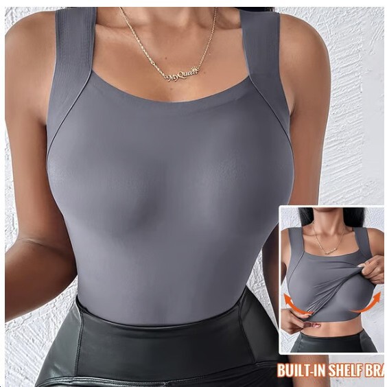 Cross-Border Plus-Size Tk Specialized Base Layer 7A Antibacterial Seamless Thermal Vest for Women, One-Piece Seamless Nude-Feel Base Layer Cross-Border Plus-Size Tk Specialized Base Layer 7A Antibacterial Seamless Thermal Vest for Women, One-Piece Seamless Nude-Feel Base Layer
